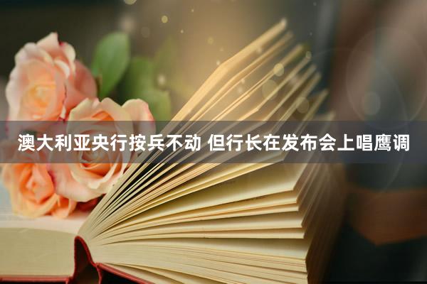 澳大利亚央行按兵不动 但行长在发布会上唱鹰调