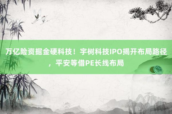 万亿险资掘金硬科技！宇树科技IPO揭开布局路径，平安等借PE长线布局