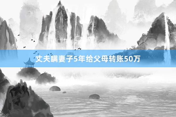 丈夫瞒妻子5年给父母转账50万
